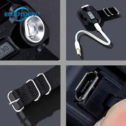 Flash Light Led Flashlight LED Wristlight Rechargeable Watch Lamps Lantern Waterproof Wrist Lighting Torch Outdoor lamp