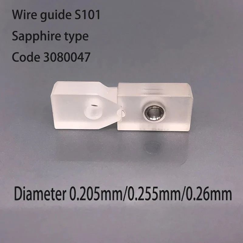 Parts S101 Guide Sapphire Split Guider Code 3080047 0.255Mm Sodick SSG EDM Wire Cut