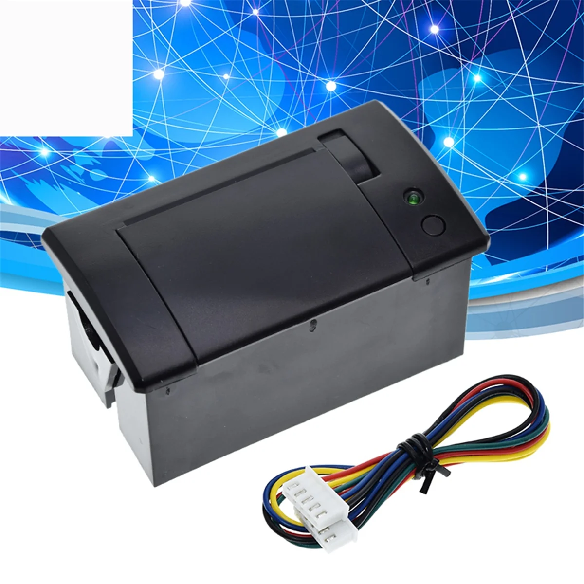 

Мини-термопринтер 58 мм, встроенный принтер для чековых билетов POS с интерфейсом TTL, использование с 5 В-9 В для Arduino-AT82