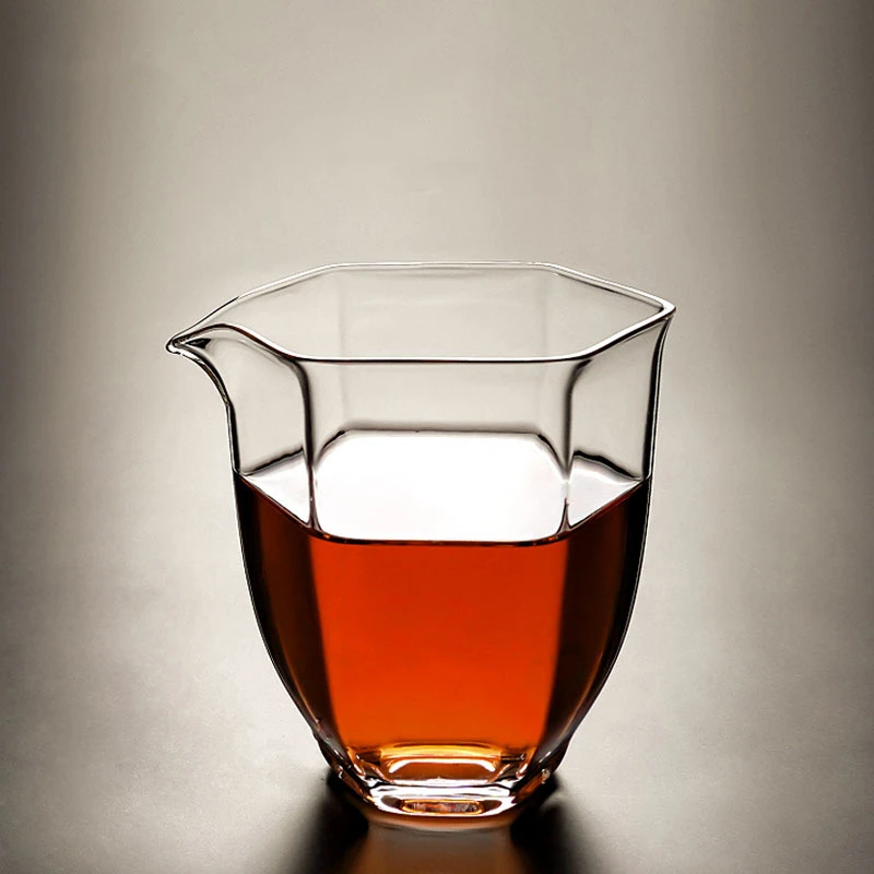 Heat-resistant Tea Pitchers, Japanese High Borosilicate Glass Cup,  Gongdaobei Chahai Kungfu Tea Accessories, 250ml