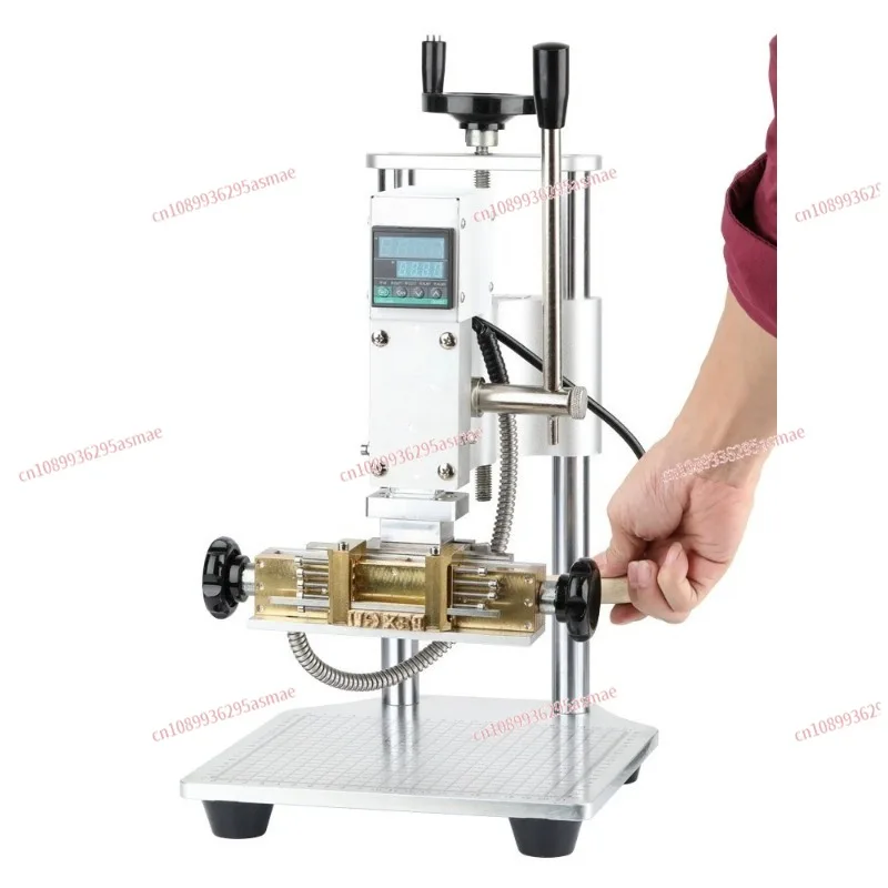 WT-90SK Small ManualWT-90SK Small Manual Hot Stamping Machine | Flip-Type Quick Mold Change Heat Press for Leather/PU/Wood