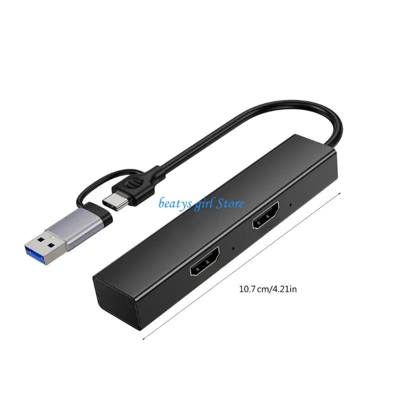 C7AB ezcap316 مزدوج CAMLink بطاقة التقاط الفيديو 1080p 60fps جهاز التقاط للكمبيوتر كاميرات الفيديو بث مباشر لعبة تسجيل