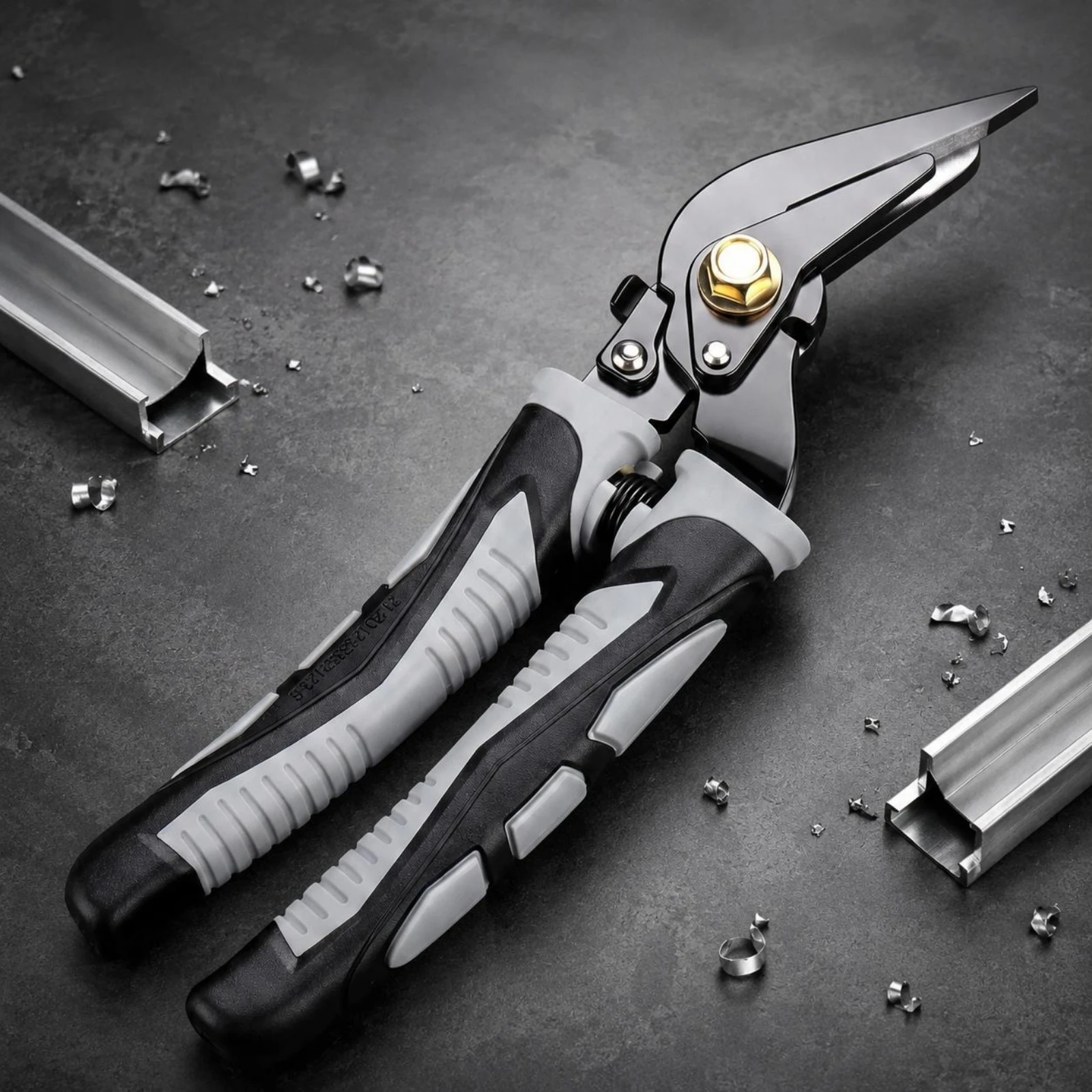 Tin Cutters High Hardness Sheet Metal Cutters Metal Shears Anti-Oxidation Hand Tool Industrial Grade for Professionals