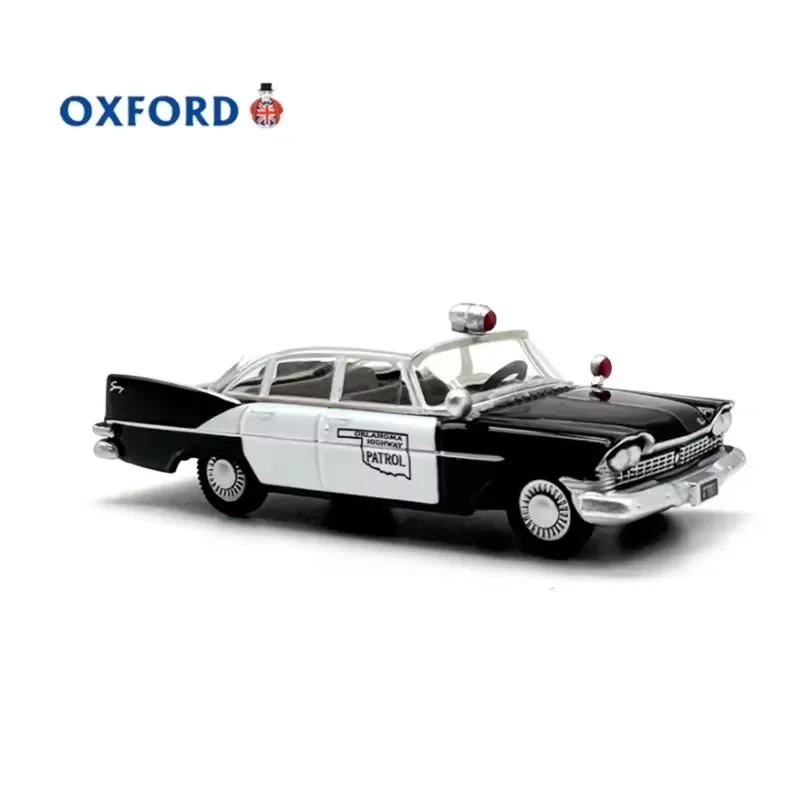 for OXFORD Diecast 1:87 Highway Patrol Alloy Vehicle Retro Simulation Static Display Collectible Miniature Car Model Toy