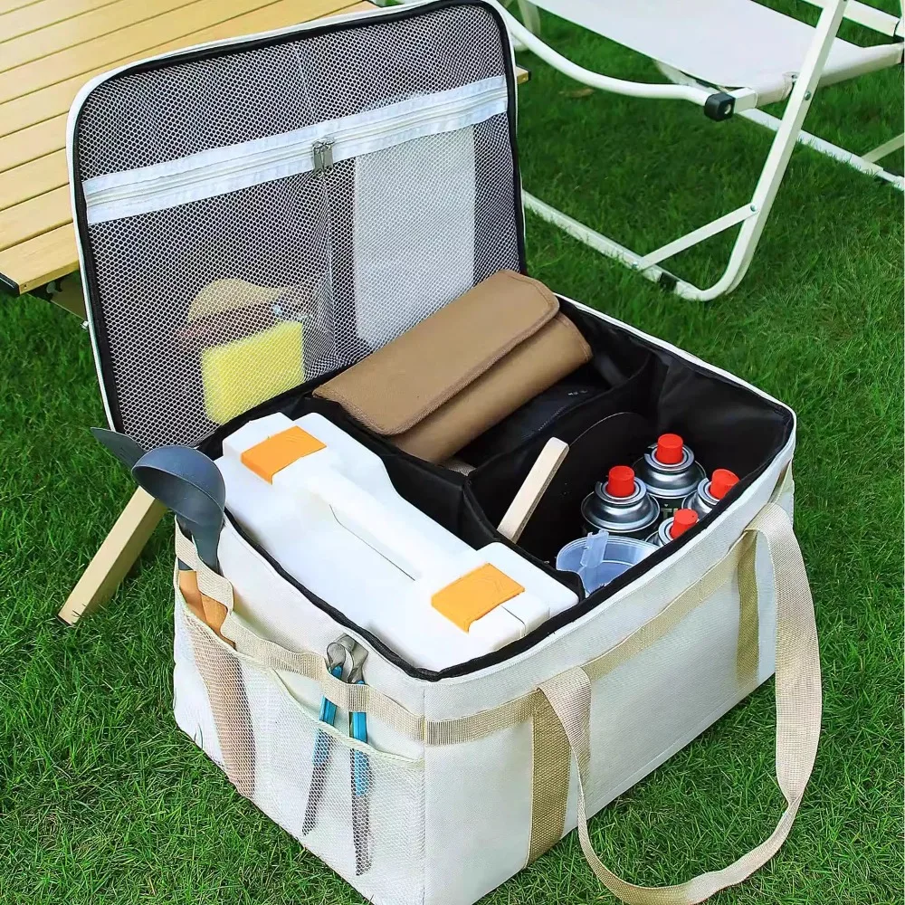 

Outdoor Storage Bag Sleeping Bag Tent Storage Camping Kitchen Utensils Tableware Equipment Cookware Bag Large Capacity