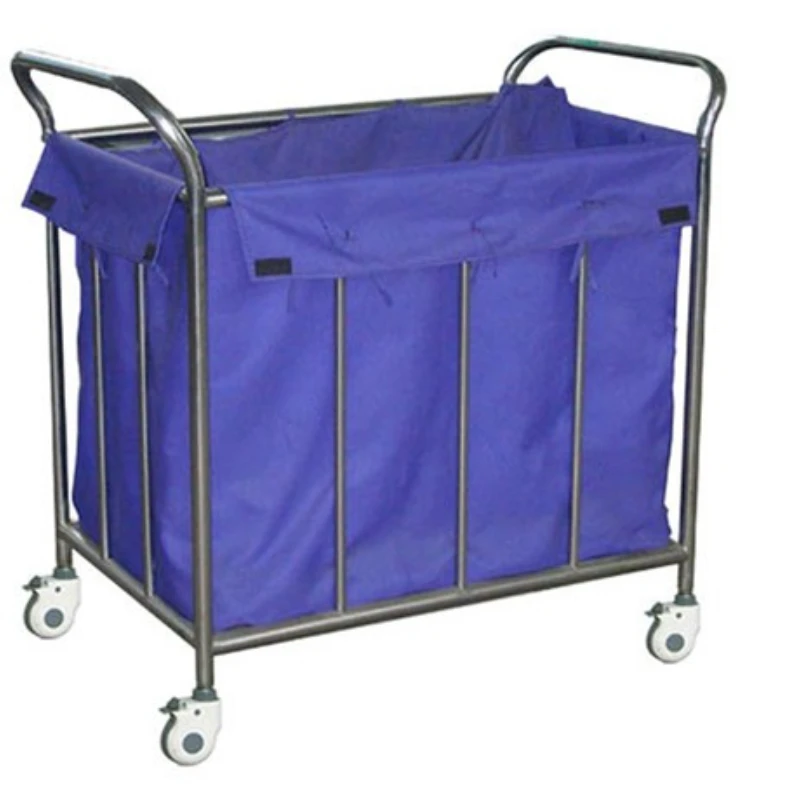 B-45 Stainless steel  contaminant garbage  trolley