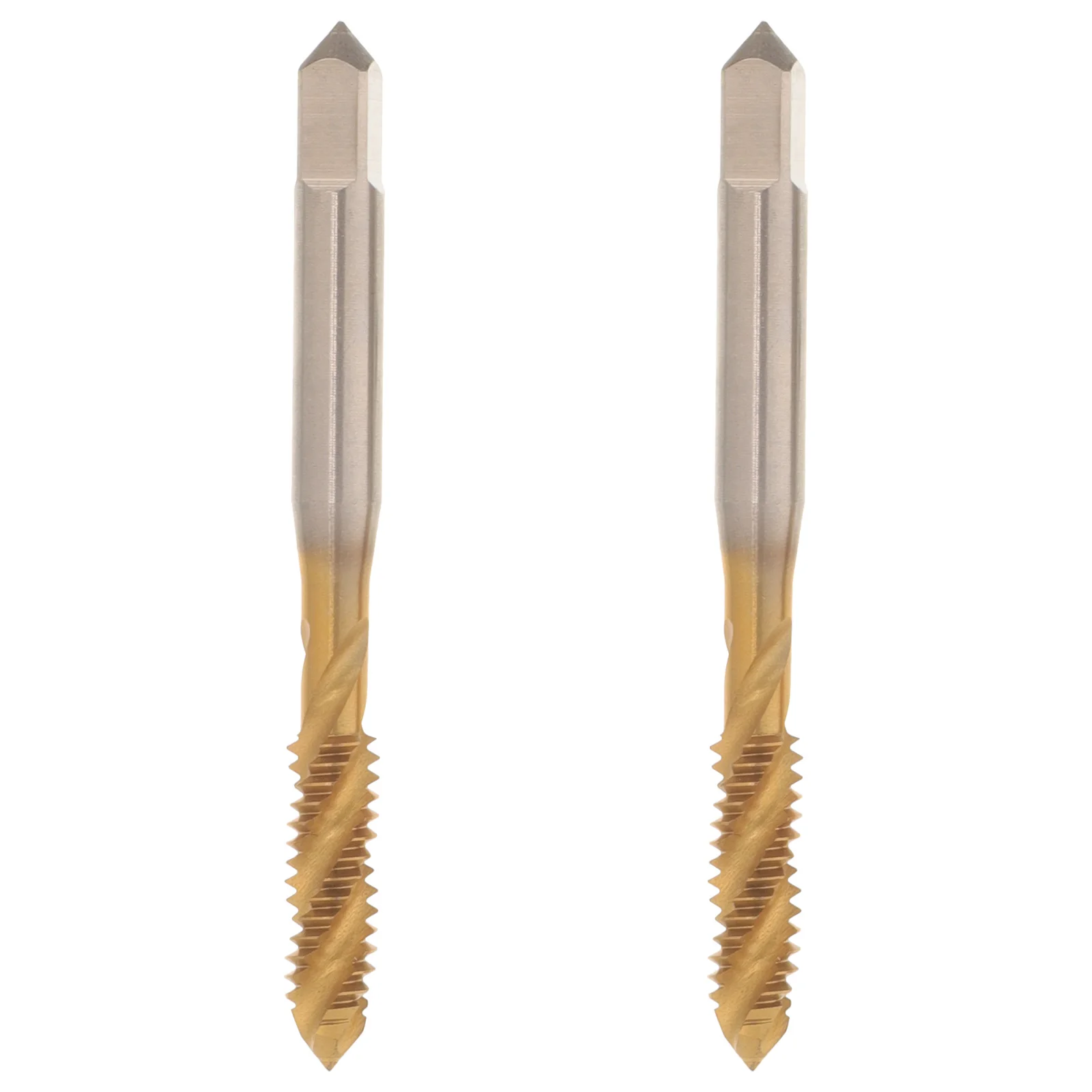 

2pcs Spiral 1/4-20 Machine Screw Tap High Speed Steel Machine Screw Thread Repair Tool Set Tap Insert Kits Drill Bit
