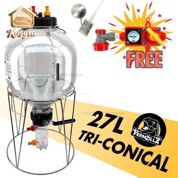 KegLand Gen3 27L FermZilla Tri-Conical Complete Pressure Brewing Kit  beer fermentation