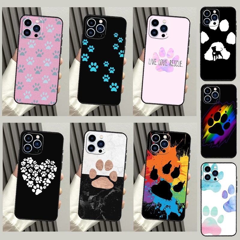 Cat Dog Paw Design Case For Samsung Galaxy S26 Ultra S20 FE S21 S23 S24 S25 Ultra S22 Plus S26 FE Phone Cover