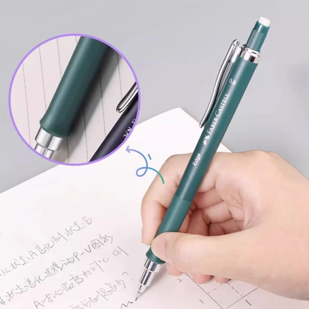 German Faber-castell Mechanical Pencil 0.5mm Press Activity Pencil Not Easy To Break Student Drawing Cute School Stationery