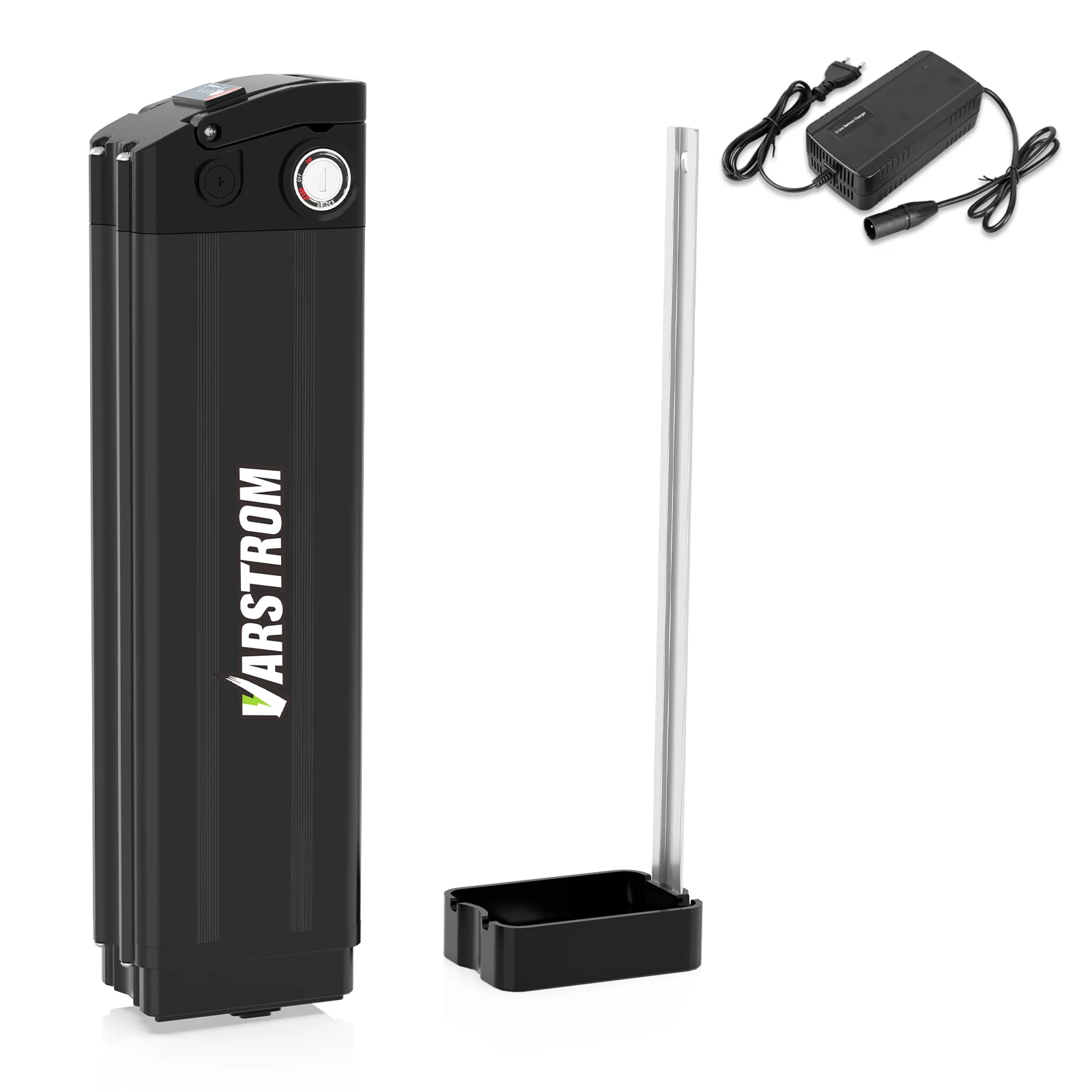 AliExpress varstrom Silverfish Battery Folding Electric Bike eCity 36V 655.2Wh Driving Distance 35-40KM eBike SeatTube Lithium Battery Charger Pack