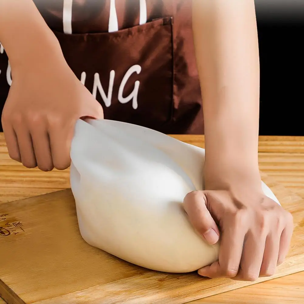 

Silicone Kneading Dough Bag,Reusable Hands-free No Stick,Bread Pastry Pizza Bakeware Mixing Cooking Tool