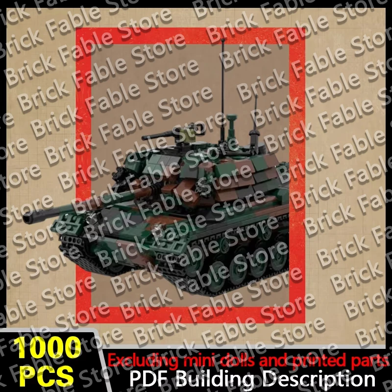 QWERT CM-11 Main Battle Tank Model MOC Building Bricks War Equipment Modular Technology Gifts Holiday Assemble Children Toy Suit