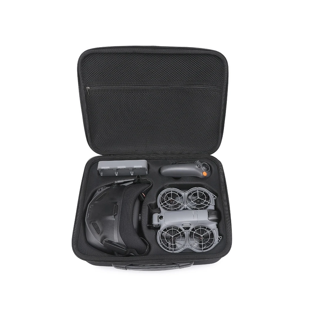 Neo2 Goggles N3 Carrying Case for DJI Neo 2 Drone, Large Capacity Portable Travel Case Storage Bag with Shoulder Strap Accessory