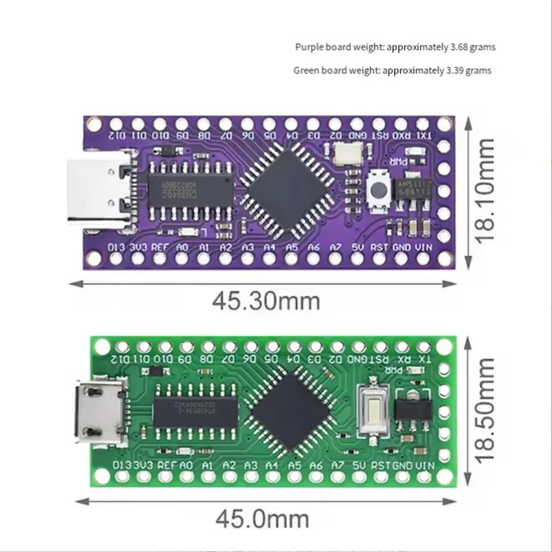 ABMF-Minievb Nano V3.0 Development Board LGT8F328P For Arduino CH9340C HT42B534 Compatible