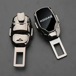 Car Seat Belt Clip Extender Safety Seatbelt Lock Buckle Plug Thick Insert Socket For Skoda Kodiaq 2016 2017 2018 2019 2020 2021
