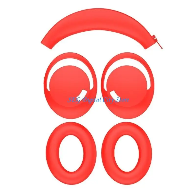 

U75B Durability Earpads Cover Sleeves for SonoFlow Gamings Headphones Keep Headsets Clean and Comfortable Headband Protectors