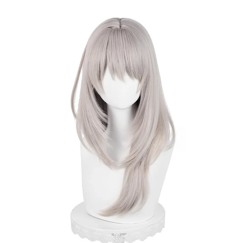 Perruque de Cosplay de cheveux de l'équipe de fille qui pleure Kawai Momo avec dessus de cuir chevelu simulé