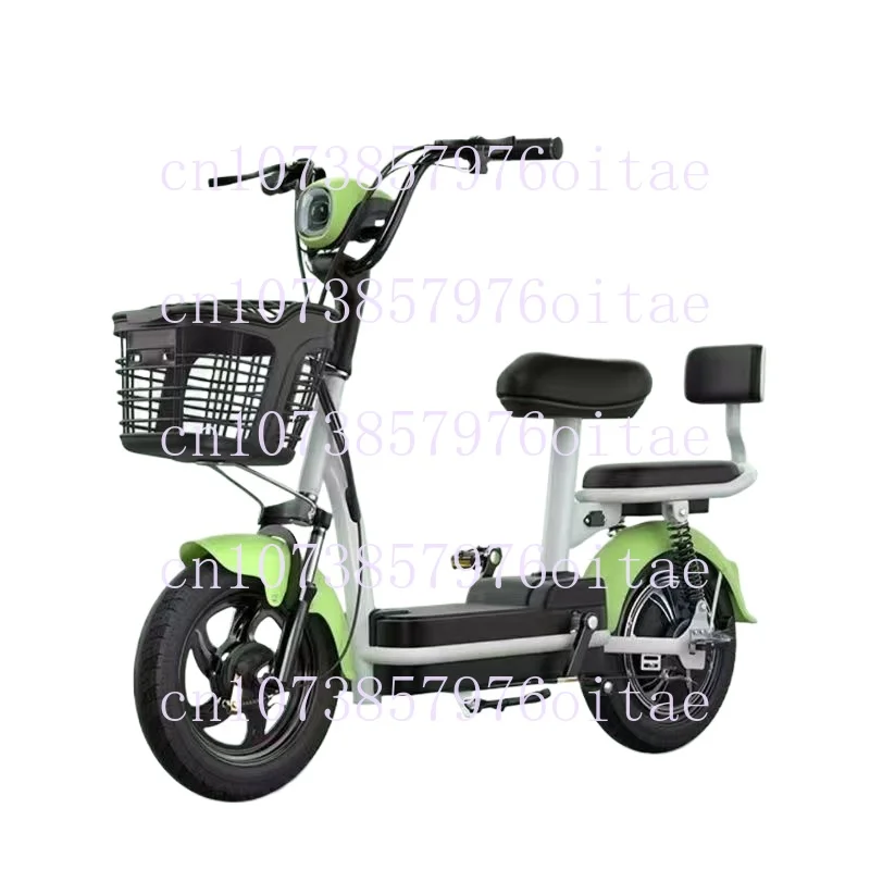 14inch Fashion Double Electric Bicycle Factory Direct Sales Electric Scooter 48V Power Electric City Bike