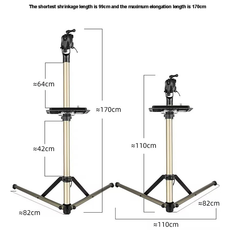 Bike Rack Holder Storage Bicycle Repair Stand Aluminum Alloy Bike Work Stand Professional Bicycle Repair Tools Adjustable Fold