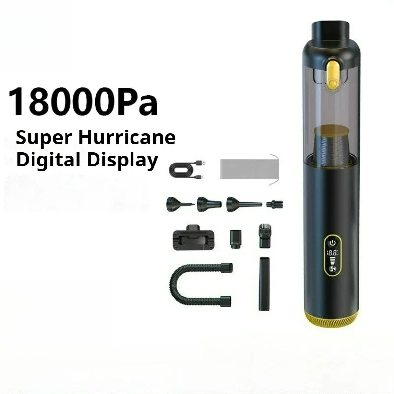 4in1 portable mini wireless vacuum cleaner 2 suction modes suitable for small area cleaning, suitable for cars desks keyboards