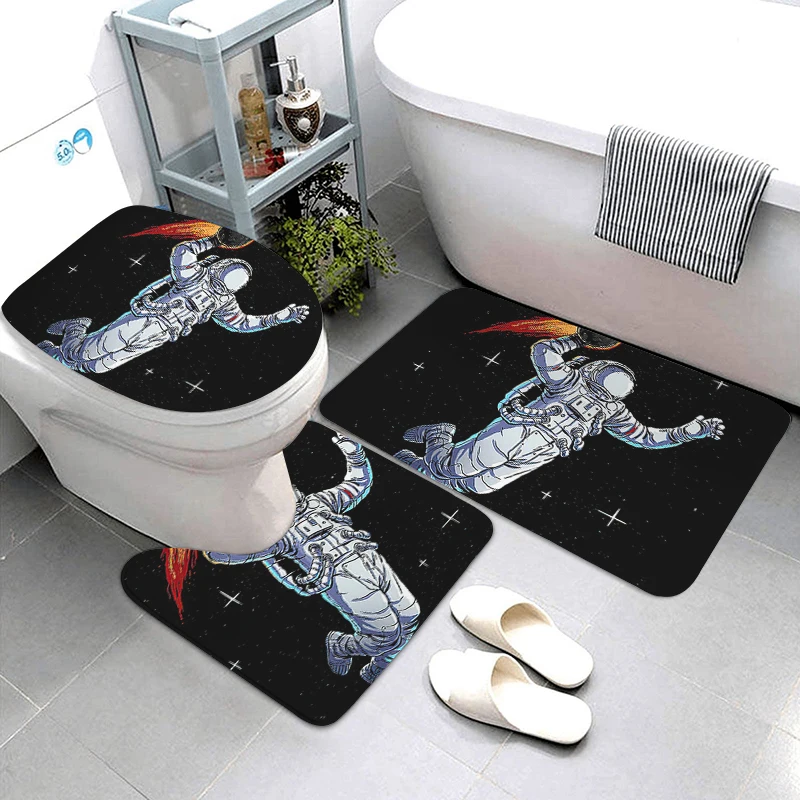Bath Mat Bathroom Small Rug Shower Mat Decorative Absorbent Foot Mat Merry Christmas Kitchen Mat Bedroom mat Bathtub toilet rug