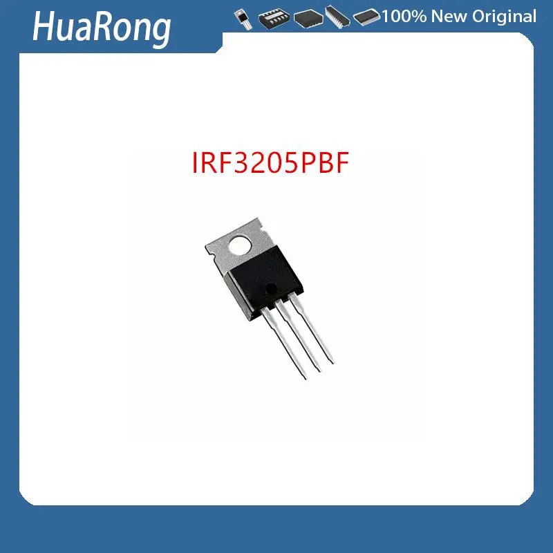 Nieuwe 50 stks/partij IRF3205PBF IRF3205 TO-220 HEXFET Power MOSFET