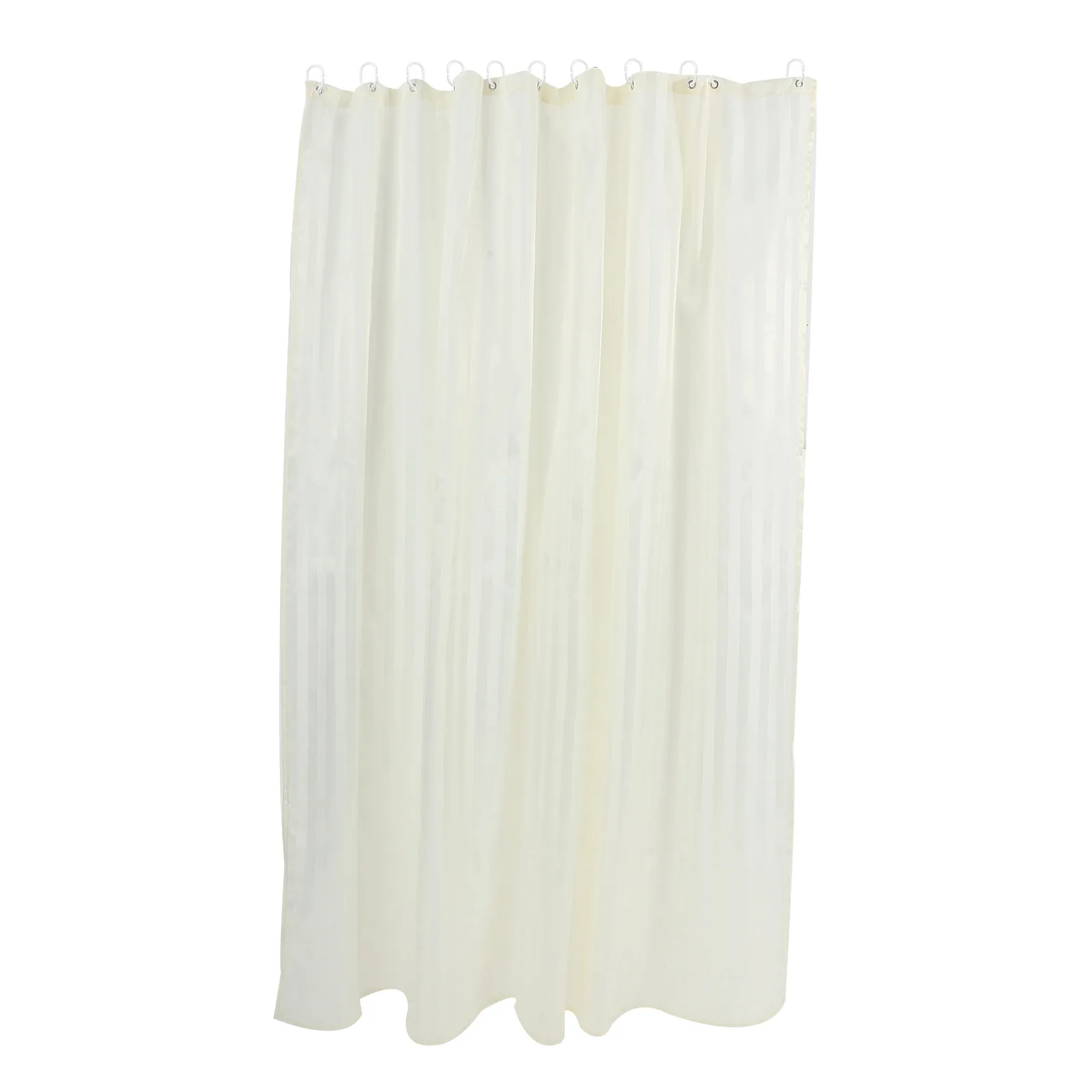 

Striped Waterproof Shower Curtain Lightweight Hanging Bathroom Divider Washable Shower Window Curtain for Hotel Dorm Home with