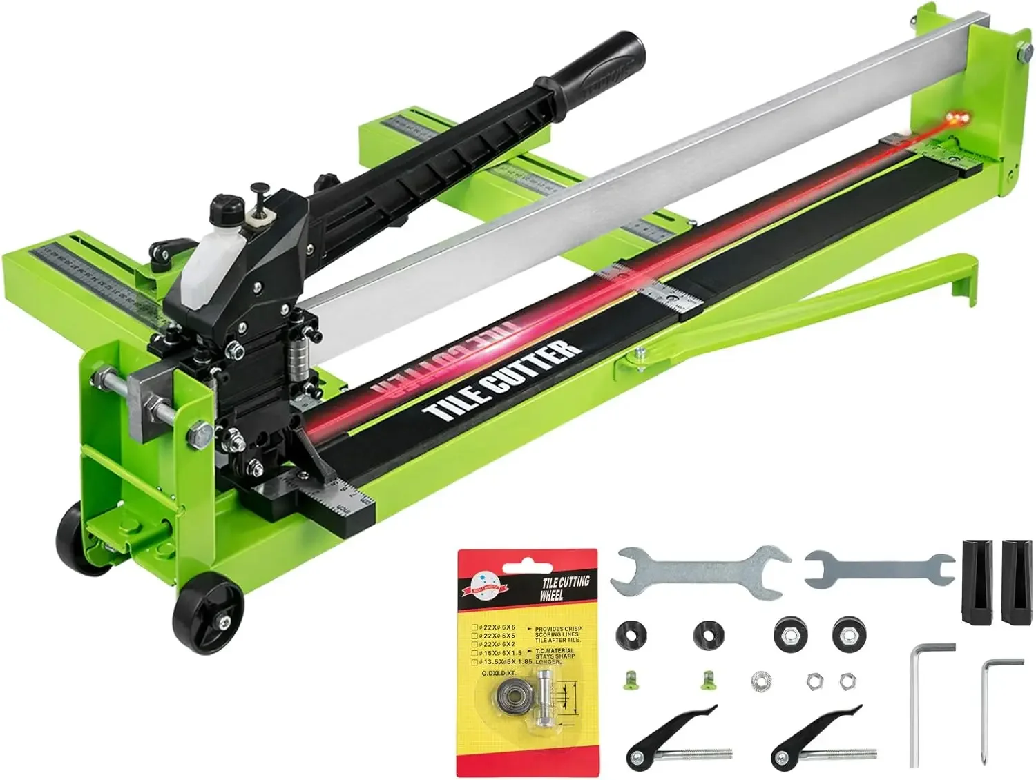 

Hot sales Tile Cutter 40 Inch, Manual Tile Cutter All-Steel Frame,Tile Cutting Machine w/Laser Guide and Bonus Spare Cutter,Tile
