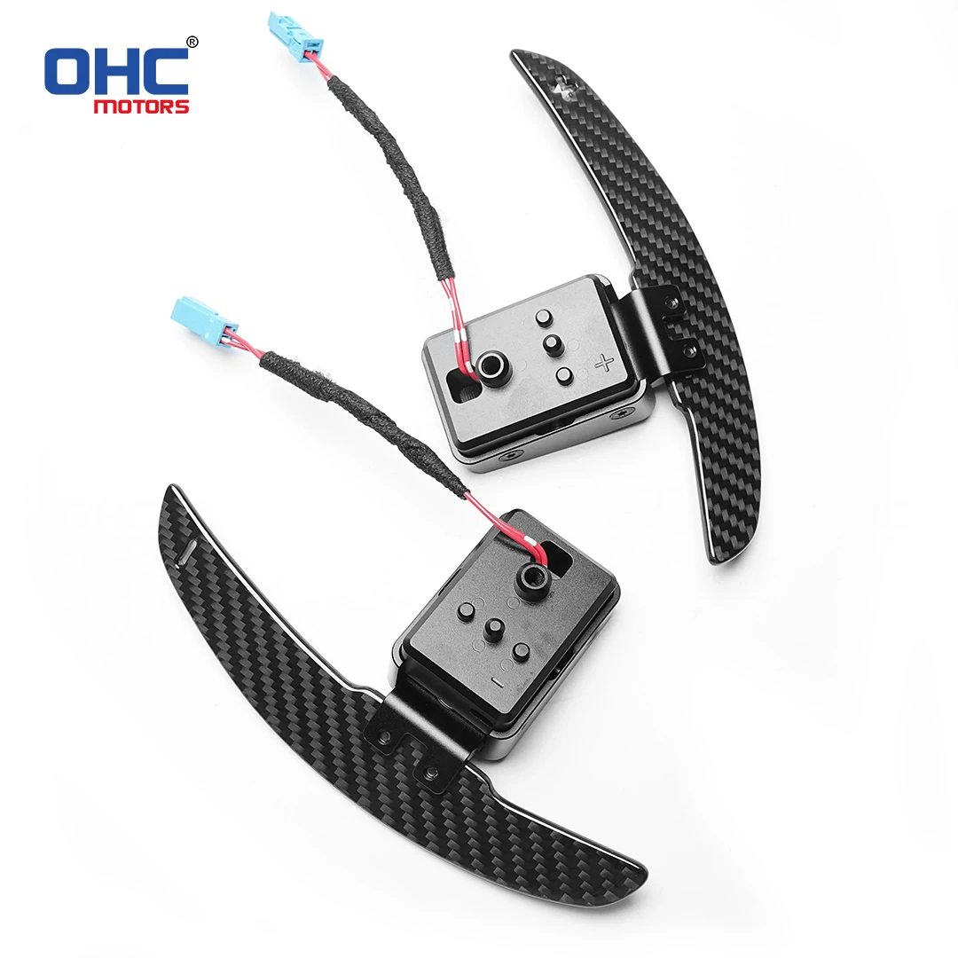 

OHC Магнитные переключатели рулевого колеса из углеродного волокна для BMW G20 G30 F36 F21 F22 F32 F30 F02 F80 F11 F06 Глянцевое углеродное волокно