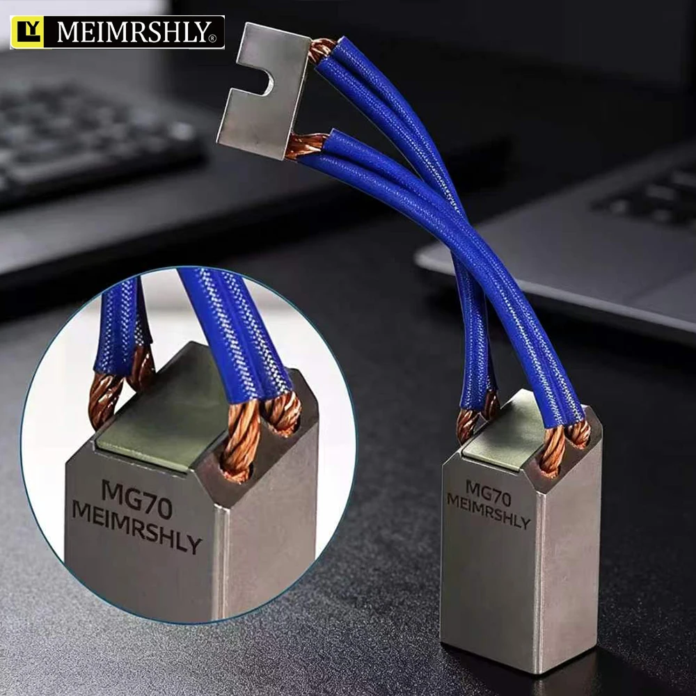 MG70 25X32X60MM T8K  Excitation electromechanical brush motor parts generator carbon brush Shanghai Morgan