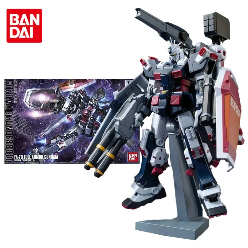 

Bandai Gundam Model Kit Anime Figure HG 1/144 FA-78 Full Armer Gundam Genuine Gunpla Anime Action Figure Toys for Children