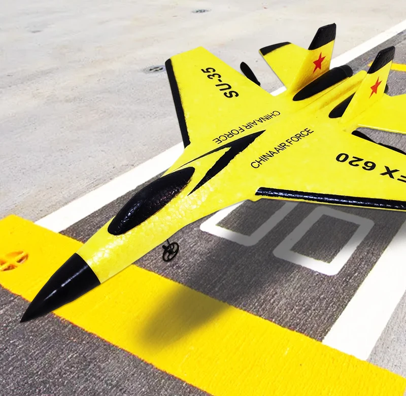 FX620 2,4G Control remoto de combate SU-35 avión de Control remoto Hobby RC avión planeador EPP espuma avión niño juguete niños regalos