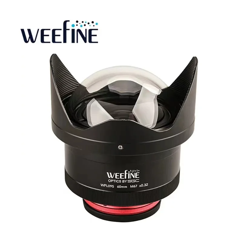 

WEEFINE WFL09S Ultra-Wide Angle Conversation Lens M67-60mm Underwater Photography Scuba Diving Camera Housing Wide-Angle Lens