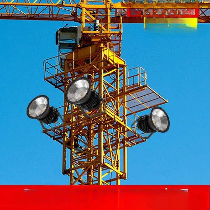 

LED tower crane light 400W outdoor waterproof construction site lighting projection 300W wharf square