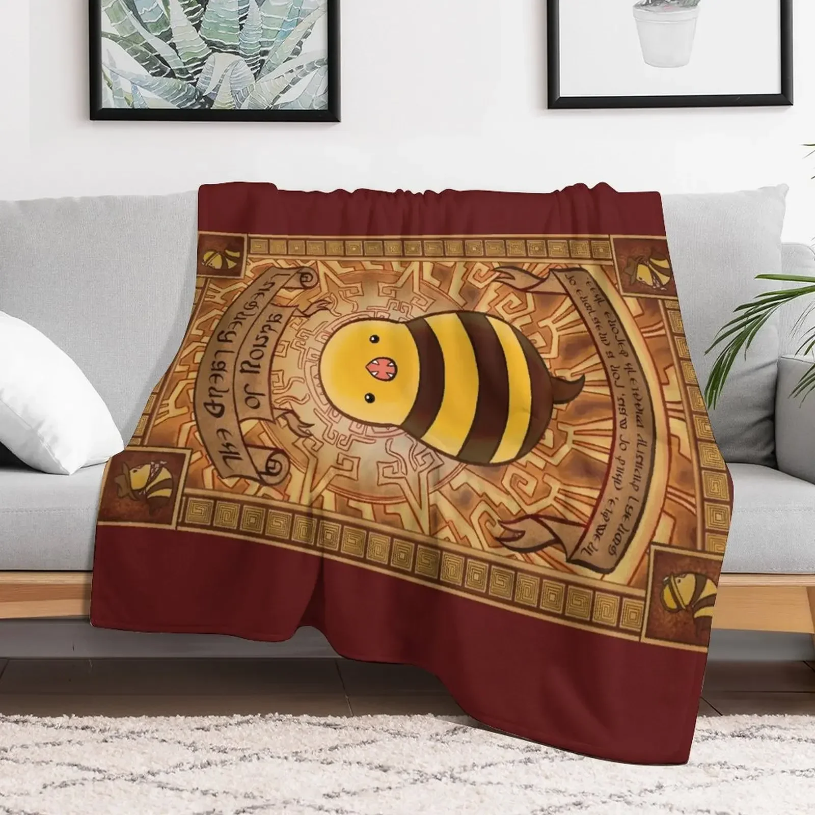 

The Great Serpent of Ronka Throw Blanket Bed valentine gift ideas Thins Blankets
