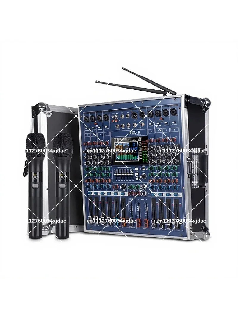 Professional 8/12 Channel Integrated Amplifier Mixer for Outdoor Stage Use 3000W+3000W