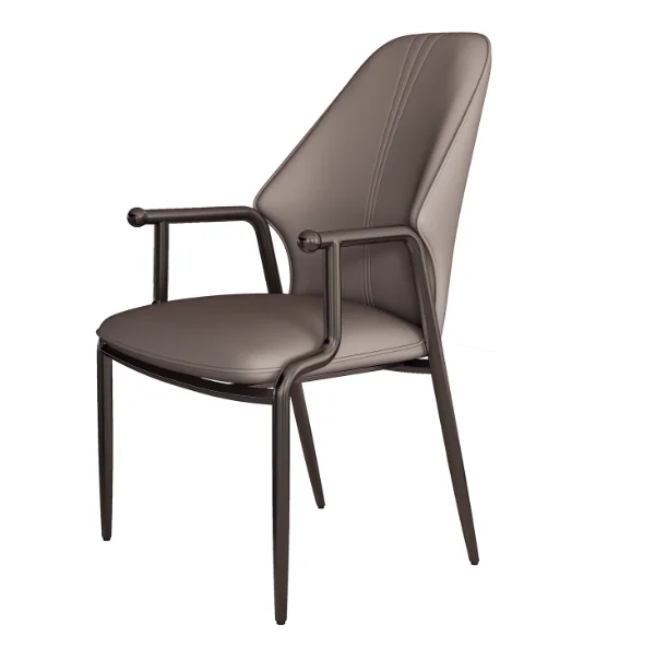 

-ɞFor Light Luxury High-End Dining Chair 2026 New Model Genuine Leather High-Back for Home Use Designer Dining Chairs&