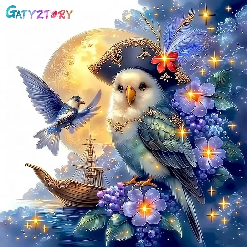 

GATYZTORY 5d Diamond Painting Kits For Adults Diy Crafts Art Supplies Parrot Full Round/Square Paint By Diamonds Arts And Crafts
