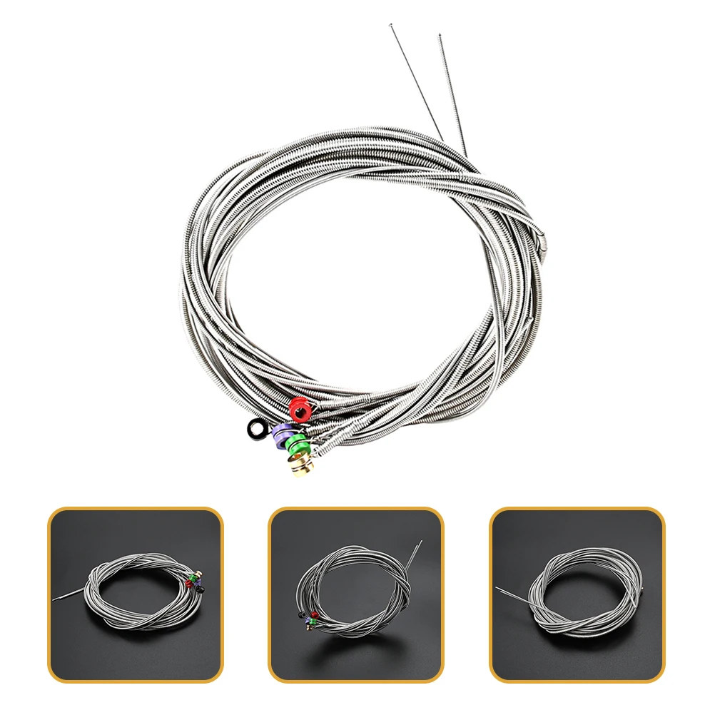 

Replacement Stainless Steel Bass String Accessories Silver Instrument