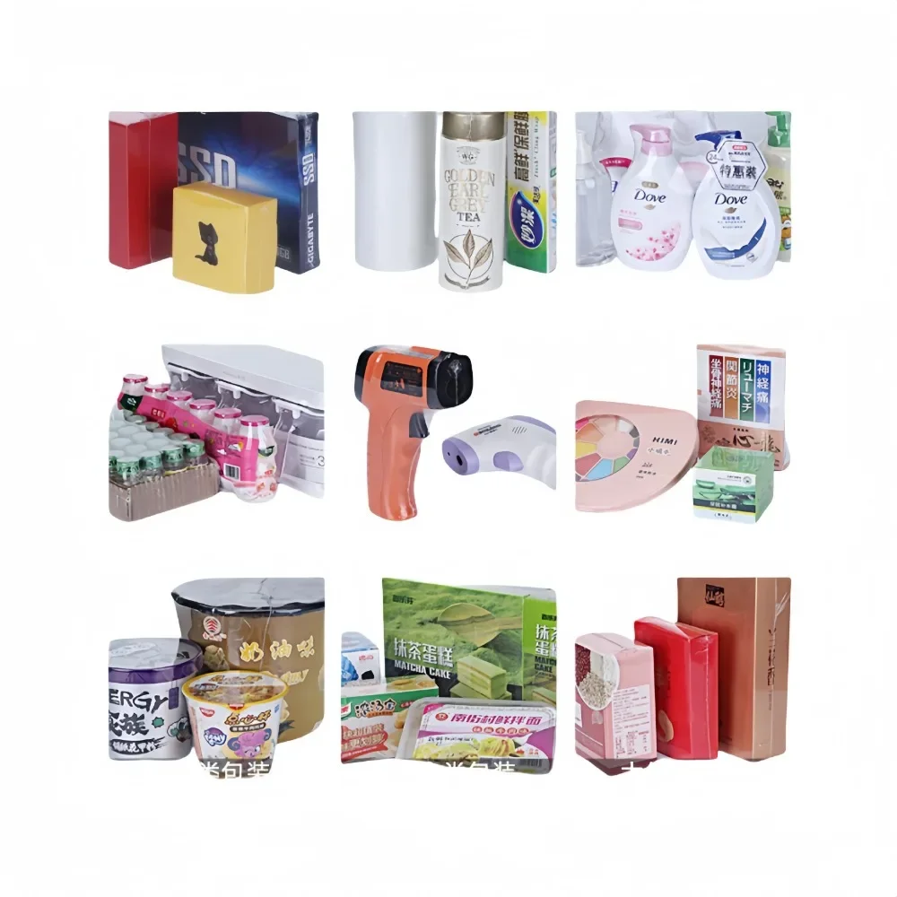 Machine d'emballage rétractable automatique pour bouteilles d'eau, tunnel chaud, PVC, PE