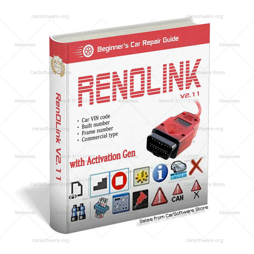 برنامج جديد 2025 RenOLink V2.11 مع محرك ربط برنامج برمجة Gen ECU المتطابق UCH برنامج الوسادة الهوائية الإنجليزية WIN10 #1