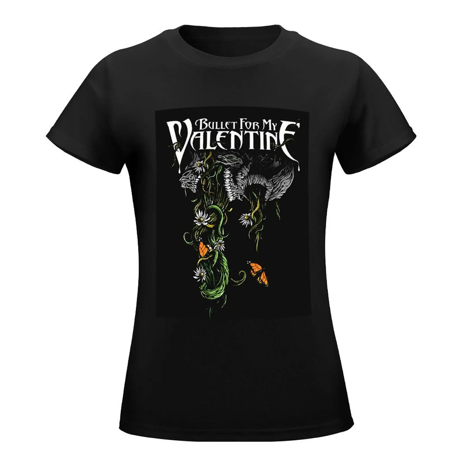 bullet for my valentine T-Shirt anime clothes summer tops animal print shirt for girls Women's summer blouses 2024