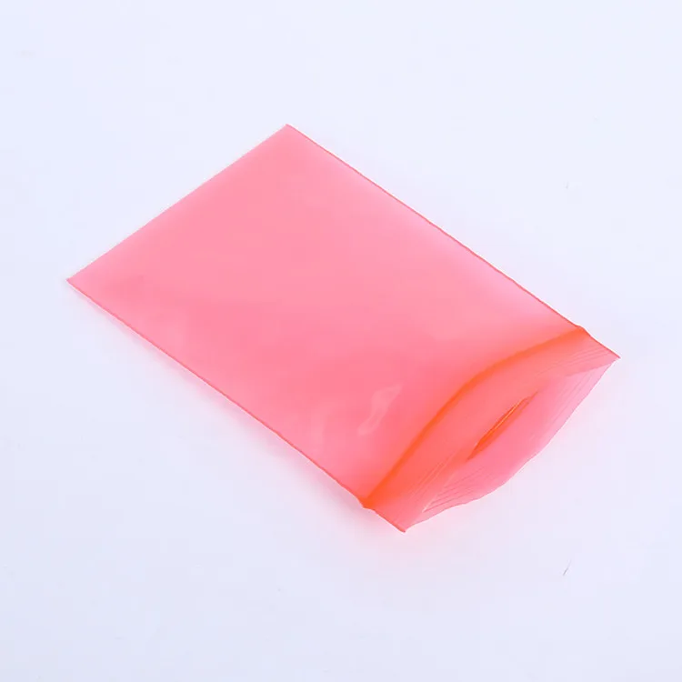 100PCS Red Anti-Static Shielding Ziplock Packaging Bags Circuit PCB Board Battery Memory Card Hard Disk ESD Storage Pouches