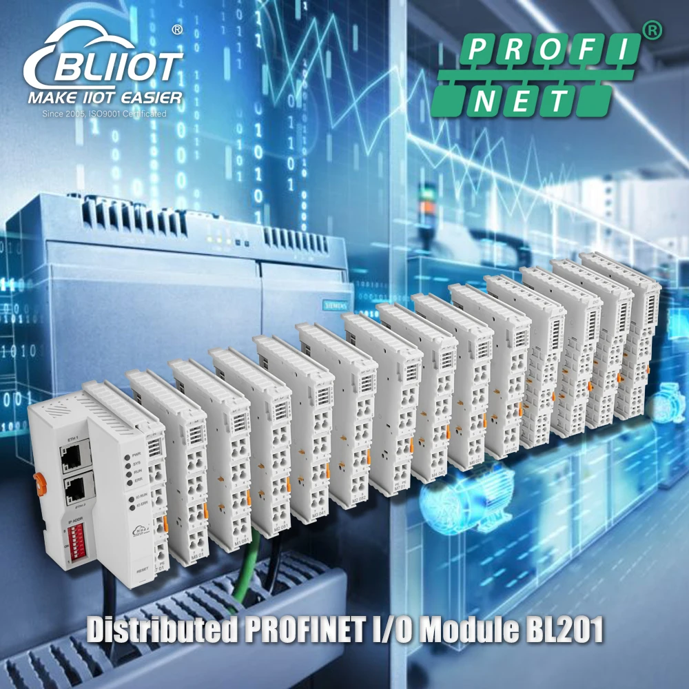 

Industrial Automation Ethernet PROFINET Distributed I/O Module for S7-200/S7-1200/S7-1500 PLC Expansion IO System