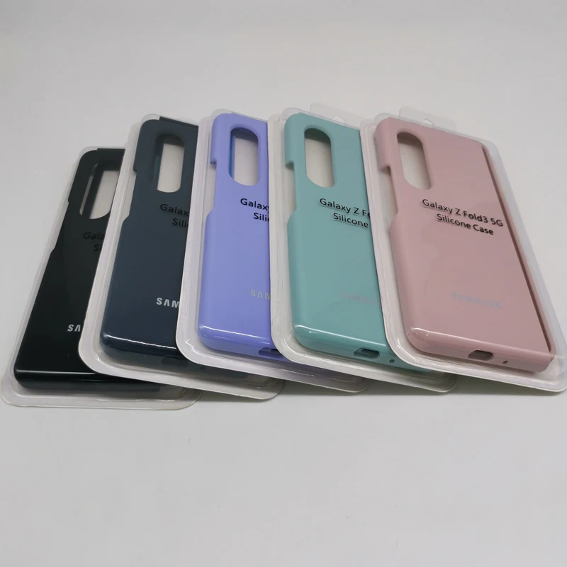 For Samsung Galaxy Z Fold 6 5 4 3 2 Liquid Silicone Case Silky Soft-Touch Back Protective Cover for Z Fold6 Fold5 5G Phone case