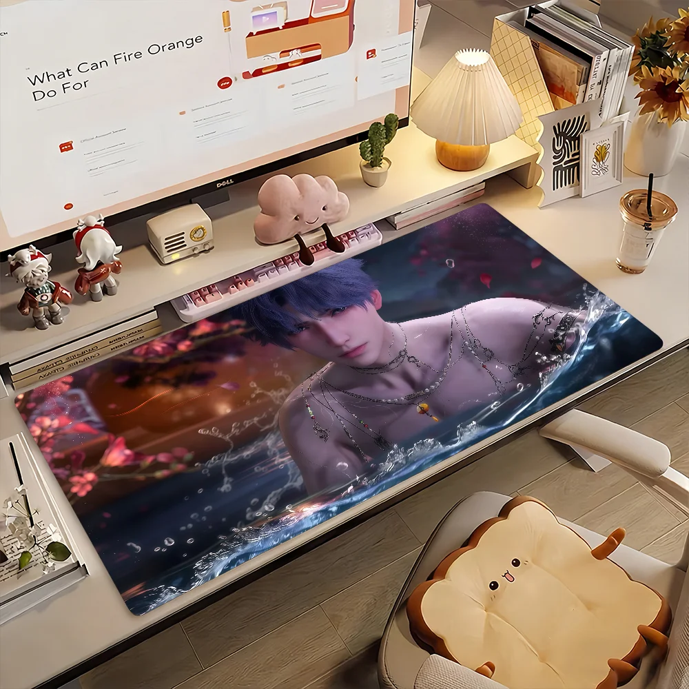 Love and Deepspace Pool Mouse Pad Computer Laptop Rubber Non-slip Mouse Mat Mousepad Gamers Decoracion Desk Mat