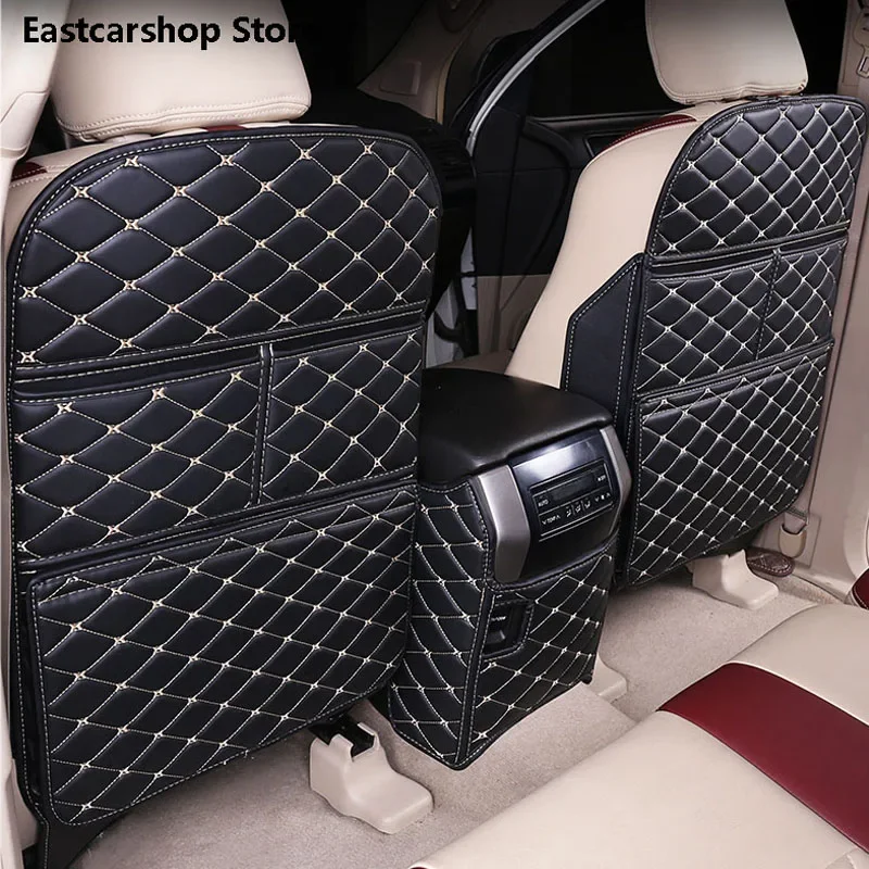 For Toyota Land Cruiser Prado 150 Car All Inclusive Rear Seat Anti-Kick Pad Rear Seats Cover Protective Pad Mat Accessories