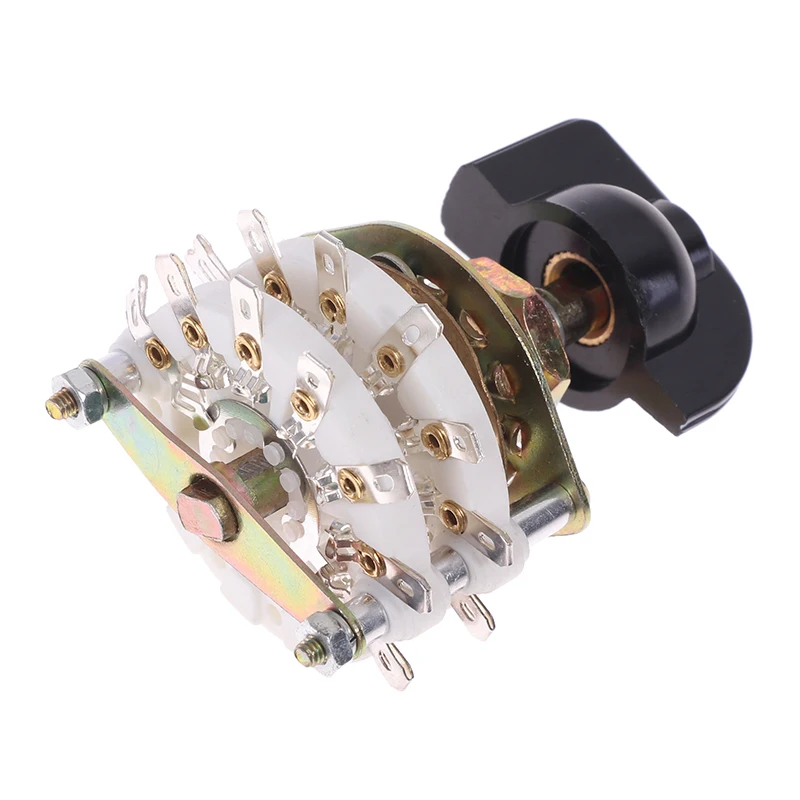New 2 Pole 6/7/8/9/10 Position 4 Pole 3/5 Position With Channel Rotary Switch Selector With Cap Channel Selector Rotary Switch
