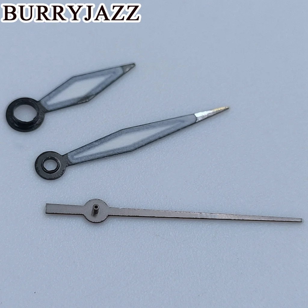 BURRYJAZZ NH35 NH36 NH38 7S26 7S36 4R35 4R36 Watch Hands Black Hands Green Luminous
